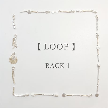 【LOOP】 SILVER PIERCED EARRINGS BACKS WITH DECORATIONS ①