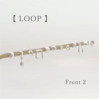 【LOOP】 SILVER PIERCED EARRINGS ②