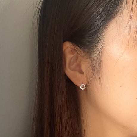 【LOOP】 SILVER PIERCED EARRINGS ②
