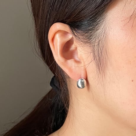 【LOOP】 SILVER PIERCED EARRINGS ③