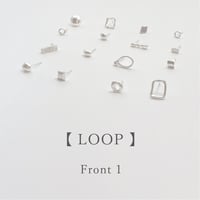 【LOOP】 SILVER PIERCED EARRINGS ① (LP01P~07P)