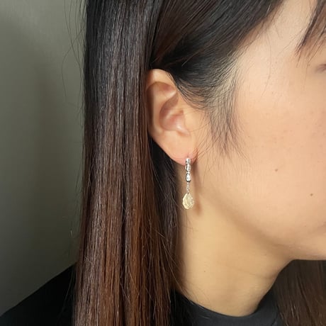 【LOOP】 SILVER PIERCED EARRINGS BACKS WITH DECORATIONS  ④