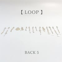 【LOOP】 SILVER PIERCED EARRINGS BACKS WITH DECORATIONS  ⑤ (LP45PC~46PC)