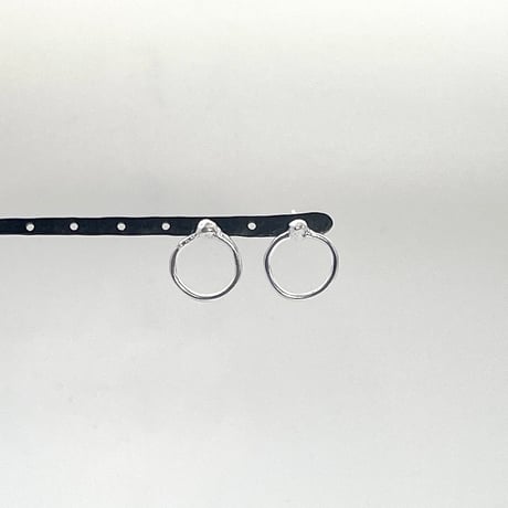 【LOOP】 SILVER PIERCED EARRINGS ②