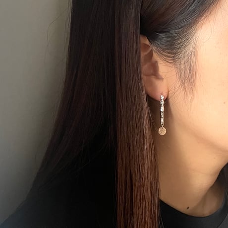 【LOOP】 SILVER PIERCED EARRINGS BACKS WITH DECORATIONS  ④