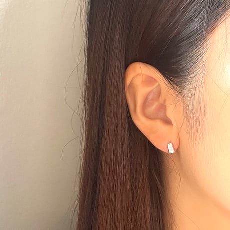 【LOOP】 SILVER PIERCED EARRINGS ③