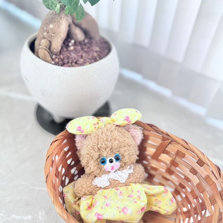 ぬいぐるみ(シュシュ、ヘアゴム付き)