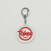 【takee】Logo Keychain ※日比谷シャンテPOP-UP先行販売アイテム