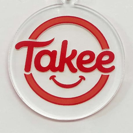 【takee】Logo Keychain ※日比谷シャンテPOP-UP先行販売アイテム