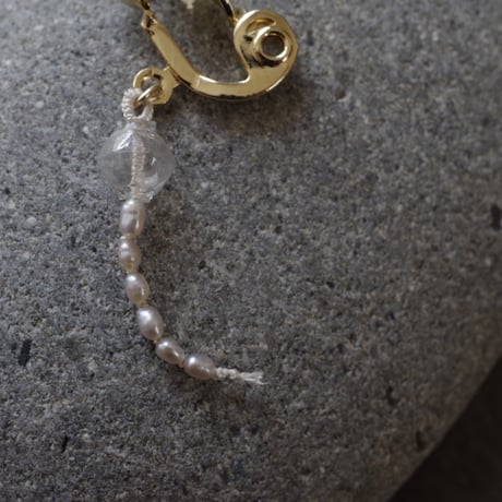 TUKI_新月_pearl_A ピアス・イヤリング