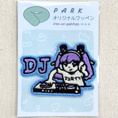 PARKオリジナル　刺繍ワッペン　DJカカオ