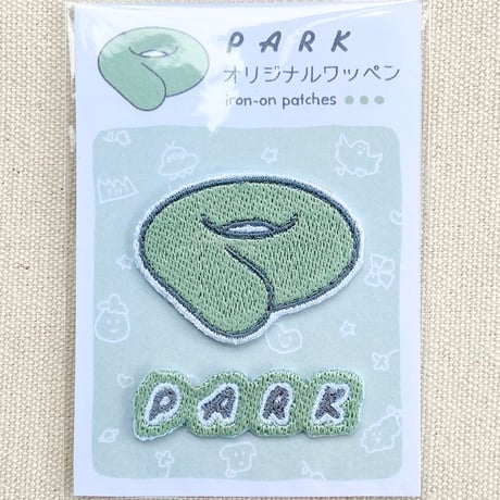 PARKオリジナル　刺繍ワッペン　PARKロゴセット