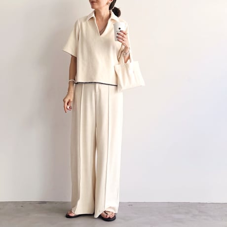 テリーシェルスリーピース　パンツセット