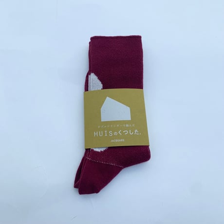 HUISのくつした　JACQUARD ishikoro