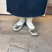 A.P.C JULIET バレエシューズ(シルバー)