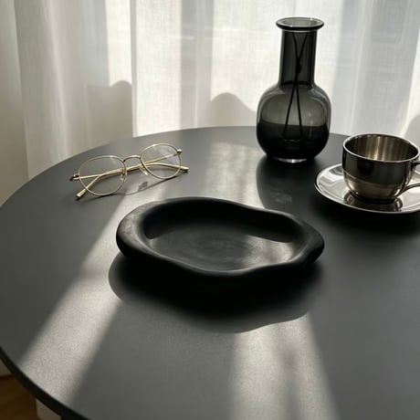 #マット セラミック ニュアンス ジュエリー プレート 全2色 アクセサリー トレイ