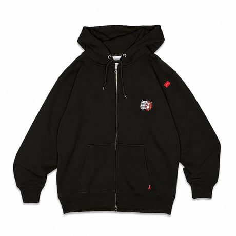 BULLDOGS RIBGOONIE HAVYWEIGHT ZIP HOODY SWEAT