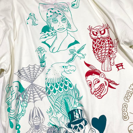 TATTOO MULTI Tshirts (VINTAGE NATURAL)