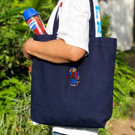McFLY BEAR HEAVY CANVAS TOTE BAG