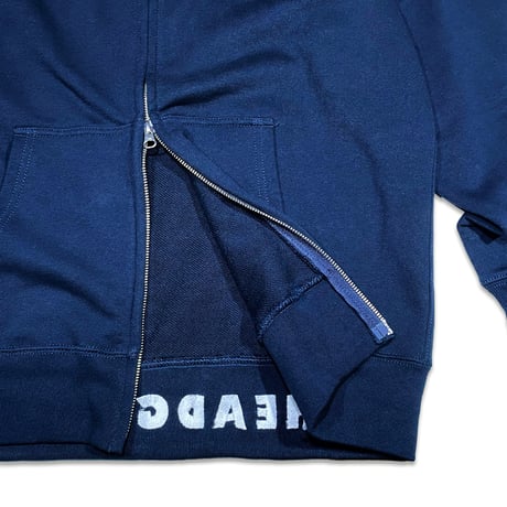 BULLDOGS RIBGOONIE HAVYWEIGHT ZIP HOODY SWEAT