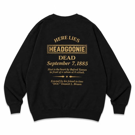 R.I.P HEADGOONIE HEAVYWEIGHT CREWNECK SWEAT