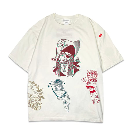 TATTOO MULTI Tshirts (VINTAGE NATURAL)