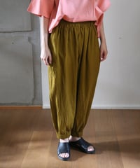 ヂェン先生の日常着 | バルーンパンツ細（キャメル）Sサイズ 【薄地】
