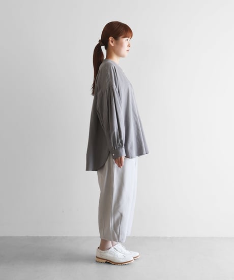 HUIS | 厚手モールスキンバルーンパンツ（ライトグレー）【ユニセックス】 506