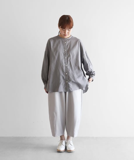 HUIS | 厚手モールスキンバルーンパンツ（ライトグレー）【ユニセックス】 506