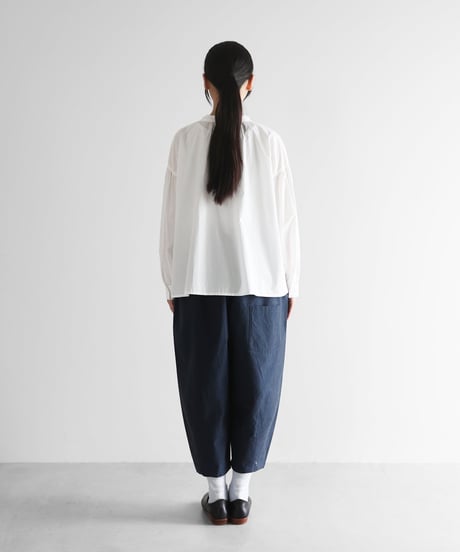 HUIS | ウォッシャブルウールコットンバルーンパンツ（うるみ色）【ユニセックス】506