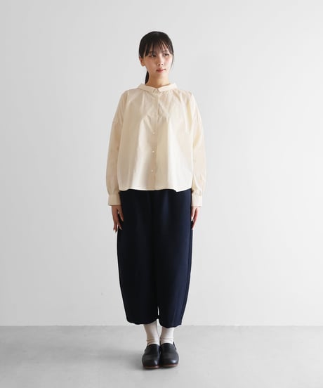 HUIS | 厚手モールスキンバルーンパンツ（ダークネイビー）【ユニセックス】 506