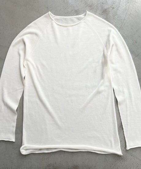 mokono | 薄綿クルーネック 長袖