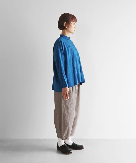 HUIS | 綿麻バフクロスバルーンパンツ（ライトブラウン）【ユニセックス】506