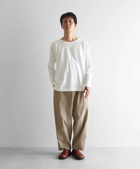 HUIS |コードレーンバルーンパンツロング（ライトベージュ）【ユニセックス】506L