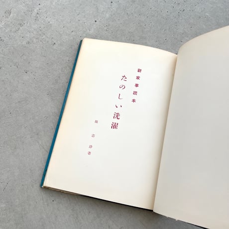 新家事読本 たのしい洗濯