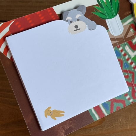 SCHNAUZER STICKY NOTEBOOK　シュナの付箋セット