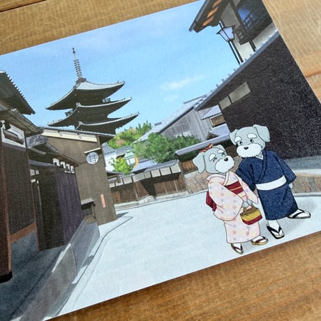 八坂の塔（東山・法観寺）（京都を旅する編）ポストカード・おとふ x kyotobunguya