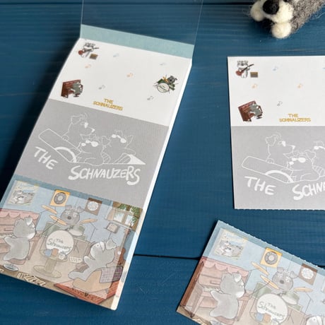 THE SCHNAUZERS ミシン目入りメモ