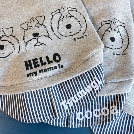 シュナ服・HELLO my name is　C&L rapport & Kyotobunguya コラボ服