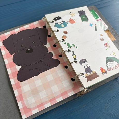 うちの子シュナのM6リフィルメモ・35枚入・プチお手紙としてもおすすめ