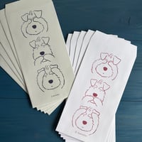 3シュナ封筒・A4サイズの三つ折りが入る封筒（長３サイズ）10枚パック