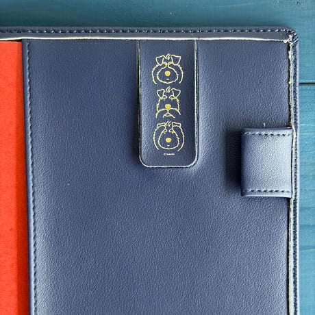 ３シュナのノートカバー（A５サイズ）ダイアリーのカバーにもおすすめ