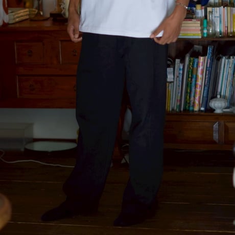 Sweat tucked pants