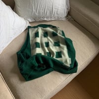 Canvas Check Vest / reversible