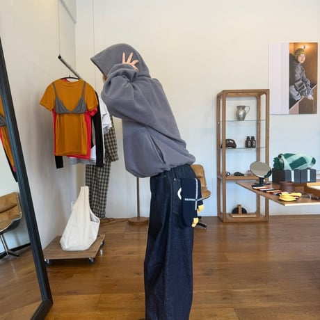 FLEECE HALF ZIP HOODIE