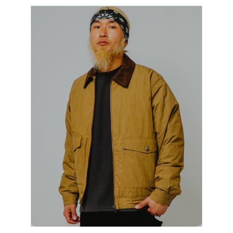 【BIG MIKE】Pigment CN Quilted Lining Short Jacket