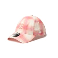 【NEWERA】9TWENTY Ombre Plaid オンブレチェック ニューヨーク・ヤンキース オレンジ