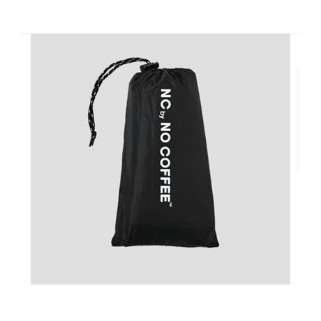 【NC by NO COFEE】パッカブル レインポンチョ BLACK