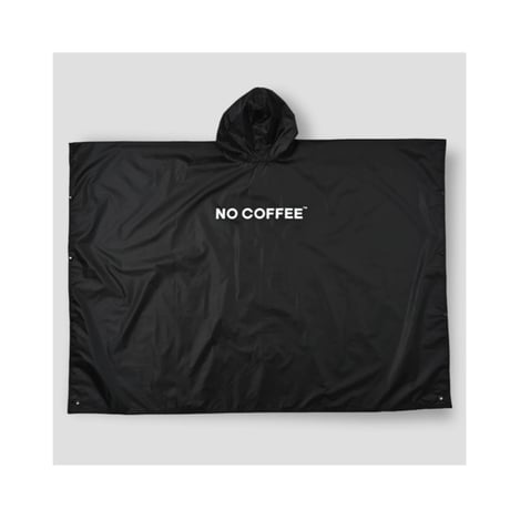 【NC by NO COFEE】パッカブル レインポンチョ BLACK