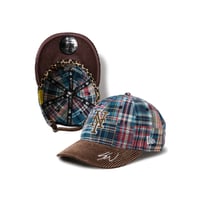 【NEWERA】9THIRTY Sean Wotherspoon ニューヨーク・メッツ マドラスチェック ブラウンコーデュロイバイザー